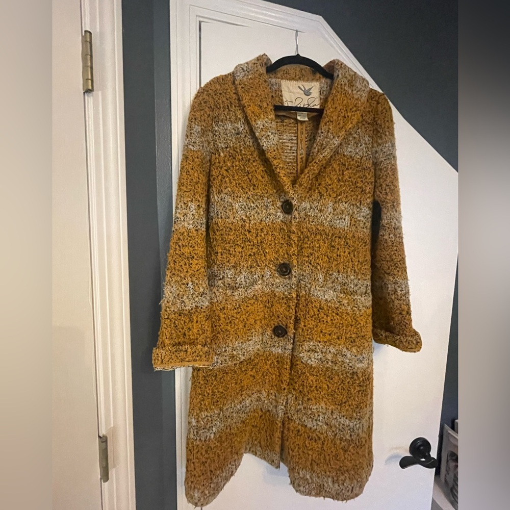 Anthropologie Tabitha S Sweater Coat Jacket